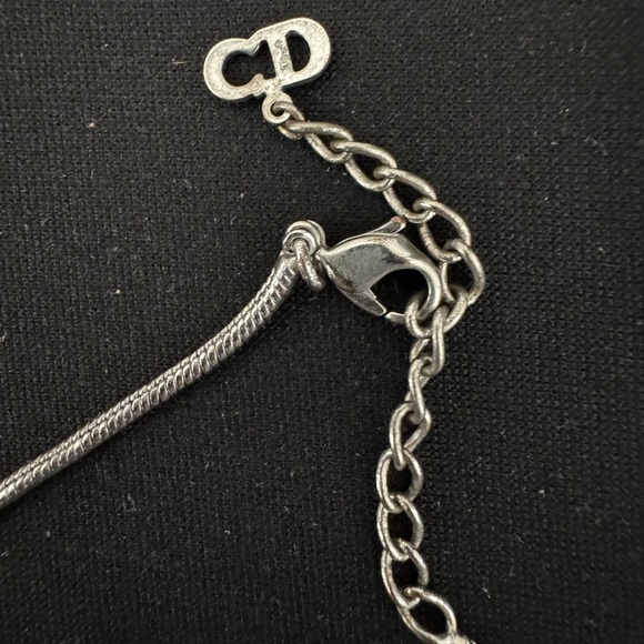 【Dior】Christian Dior necklace Metal Silver - Picture 6 of 6